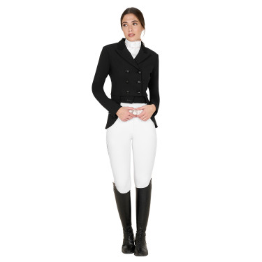 Damen-Dressurfrack Equestro Schwarz