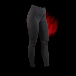 Equestro Damen Hochbund-Leggings Ridertechnology Full Grip Schwarz