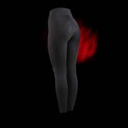 Equestro Damen Hochbund-Leggings Ridertechnology Full Grip Schwarz
