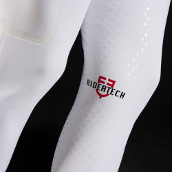 Herrenreithose Equestro Slim Fit Ridertechnology Full Grip Weiß Weiß Herrenreithose Equestro Slim Fit Ridertechnology Full Grip Weiß Weiß