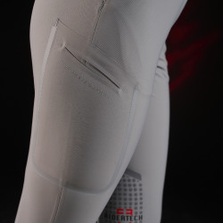 Damen-Slim-Fit-Hose Equestro Ridertechnology mit thermoverschweißten Nähten Spottdrossel Grau Damen-Slim-Fit-Hose Equestro Ridertechnology mit thermoverschweißten Nähten Spottdrossel Grau