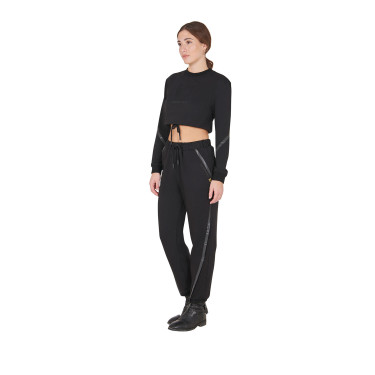 Damen-Tear-Away-Hose mit durchgehendem Reißverschluss Equestro Schwarz