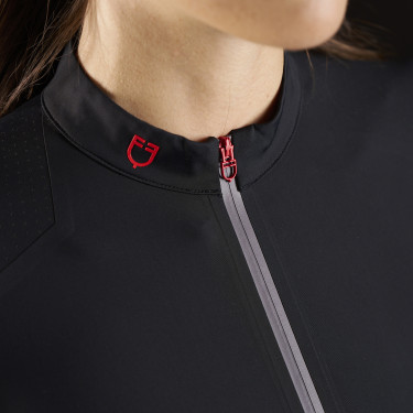 Damen-Poloshirt Equestro Ridertechnology mit langen Ärmeln und Reißverschluss Damen-Poloshirt Equestro Ridertechnology mit langen Ärmeln und Reißverschluss