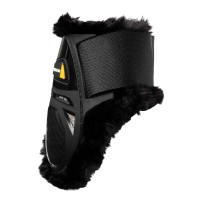 Gamaschen Spider Man mit Kunstfell Equestro Schwarz Gamaschen Spider Man mit Kunstfell Equestro Schwarz