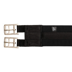 Sprunggurt aus Stoff mit Gummibändern Umbria Equitazione Schwarz