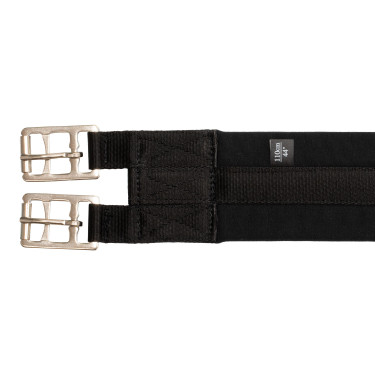 Sprunggurt aus Stoff mit Gummibändern Umbria Equitazione Schwarz