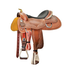 Sattel Reining Butterfly 2040 Pool's Cognac Braun