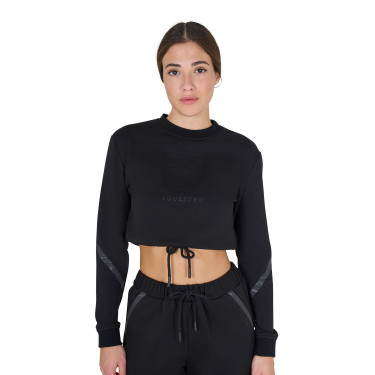 Damen Kurzpullover mit Rundhalsausschnitt Equestro