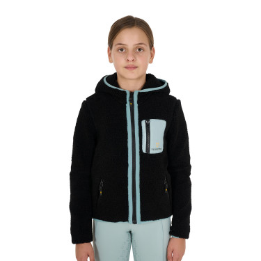 Kinder-Fleece-Sweatshirt mit Reißverschluss Equestro