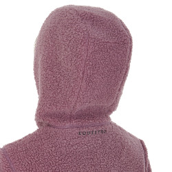 Kinder-Fleece-Sweatshirt mit Reißverschluss Equestro Pink Rosa