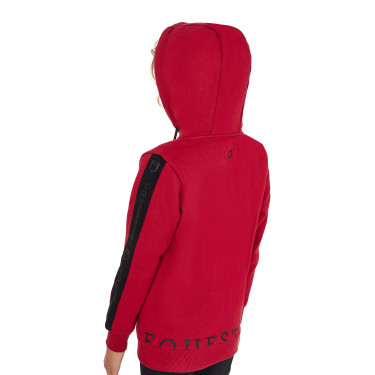 Vollständig durchgehender Reißverschluss-Sweatshirt Equestro für Mädchen mit Fleece-Innenfutter Vollständig durchgehender Reißverschluss-Sweatshirt Equestro für Mädchen mit Fleece-Innenfutter