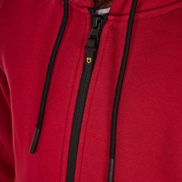 Vollständig durchgehender Reißverschluss-Sweatshirt Equestro für Mädchen mit Fleece-Innenfutter Vollständig durchgehender Reißverschluss-Sweatshirt Equestro für Mädchen mit Fleece-Innenfutter