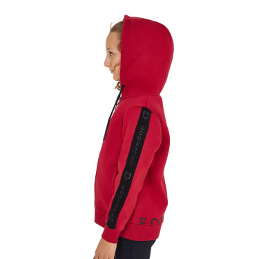 Vollständig durchgehender Reißverschluss-Sweatshirt Equestro für Mädchen mit Fleece-Innenfutter Vollständig durchgehender Reißverschluss-Sweatshirt Equestro für Mädchen mit Fleece-Innenfutter