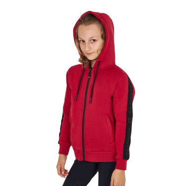 Vollständig durchgehender Reißverschluss-Sweatshirt Equestro für Mädchen mit Fleece-Innenfutter Vollständig durchgehender Reißverschluss-Sweatshirt Equestro für Mädchen mit Fleece-Innenfutter