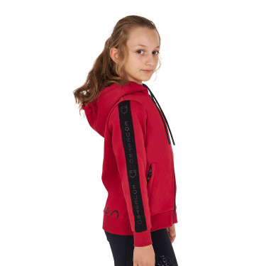 Vollständig durchgehender Reißverschluss-Sweatshirt Equestro für Mädchen mit Fleece-Innenfutter Vollständig durchgehender Reißverschluss-Sweatshirt Equestro für Mädchen mit Fleece-Innenfutter