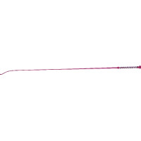 Dressurgerte Whip & Go Diamond Nylon-Griff Fuchsie Rosa