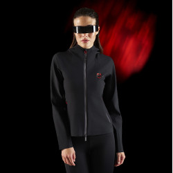 Damen-Technik-Kapuzenpullover Equestro Ridertechnology