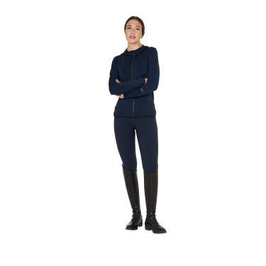 Damen-Technik-Sweatshirt aus Jersey mit Reißverschluss Equestro Damen-Technik-Sweatshirt aus Jersey mit Reißverschluss Equestro