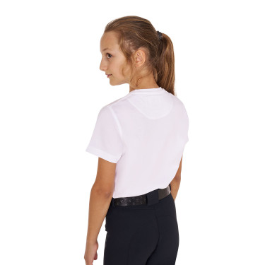 T-Shirt Equestro aus Baumwolle für Mädchen Ride More Worry Less T-Shirt Equestro aus Baumwolle für Mädchen Ride More Worry Less