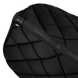 Sprungteppich mit Strass-Logo Equestro Schwarz Sprungteppich mit Strass-Logo Equestro Schwarz