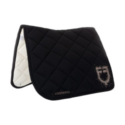 Dressurschabracke Equestro Logo mit Strass
