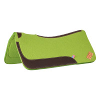 Filzsattelpad Western mit Ledereinsätzen 32"x32" Pool's Zitrone Gelb Filzsattelpad Western mit Ledereinsätzen 32"x32" Pool's Zitrone Gelb