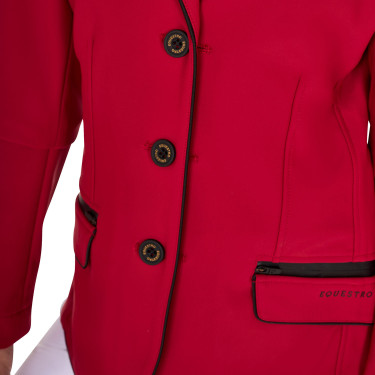 Turnierjacke Equestro Mädchen aus technischem Gewebe Turnierjacke Equestro Mädchen aus technischem Gewebe