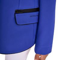 Turnierjacke Equestro Mädchen aus technischem Gewebe Roller Beige Turnierjacke Equestro Mädchen aus technischem Gewebe Roller Beige