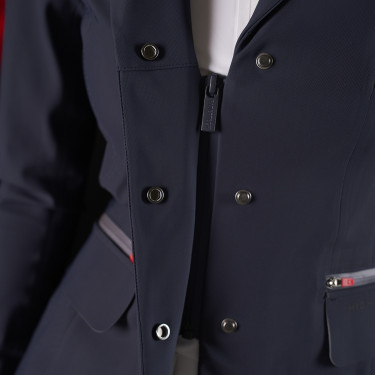 Turnierjacke Damen Equestro Ridertechnology mit thermoverschweißten Nähten Turnierjacke Damen Equestro Ridertechnology mit thermoverschweißten Nähten