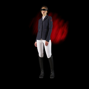 Turnierjacke Damen Equestro Ridertechnology mit thermoverschweißten Nähten Turnierjacke Damen Equestro Ridertechnology mit thermoverschweißten Nähten