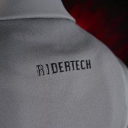 Wettkampfjacke Herren Equestro Ridertechnology mit thermoverschweißten Nähten Spottdrossel Grau