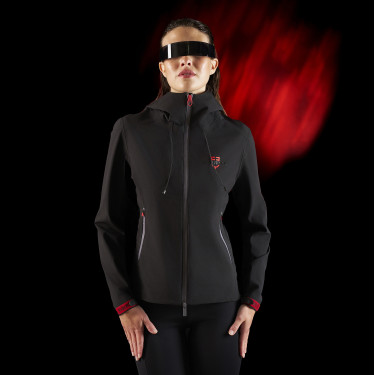 Wasserdichte Damenjacke Equestro Ridertechnology mit Reißverschluss