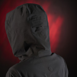 Wasserdichte Damenjacke Equestro Ridertechnology mit Reißverschluss Schwarz