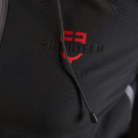 Wasserdichte Damenjacke Equestro Ridertechnology mit Reißverschluss Schwarz