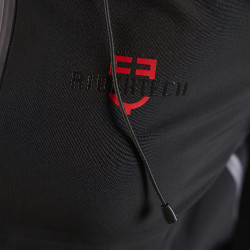 Wasserdichte Damenjacke Equestro Ridertechnology mit Reißverschluss Schwarz