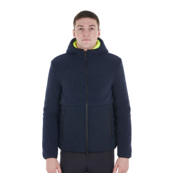 Wasserdichte Herrenjacke mit Teddy-Stoffeinsätzen Equestro