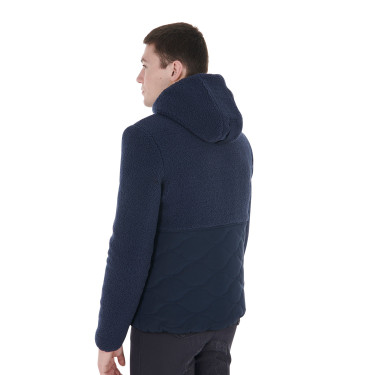 Wasserdichte Herrenjacke mit Teddy-Stoffeinsätzen Equestro Wasserdichte Herrenjacke mit Teddy-Stoffeinsätzen Equestro