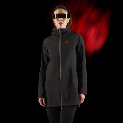 Lange wasserdichte Damenjacke Equestro Ridertechnology