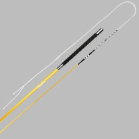 Teleskopische Anspannpeitsche Whip & Go Carbon Gelb Teleskopische Anspannpeitsche Whip & Go Carbon Gelb