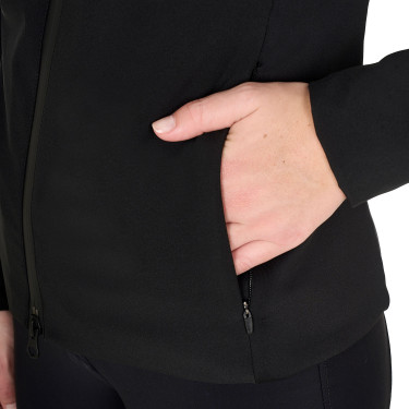 Damen-Softshelljacke aus technischem, wattiertem Gewebe Equestro Schwarz