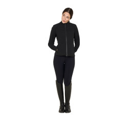 Damen-Softshelljacke aus technischem, wattiertem Gewebe Equestro Schwarz