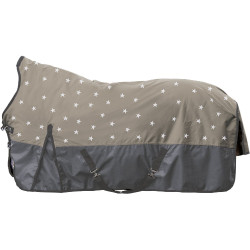 Highneck-Decke HKM Cleveland Stars 600D mit Fleecefutter