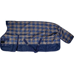 Highneck-Decke HKM Columbus Check 1200D Fleece