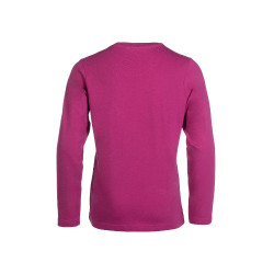Langarm-Polo Polly HKM Kinder Magenta Rosa