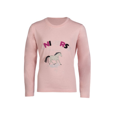 Langarm-Polo Polly HKM Kinder Pink Rosa