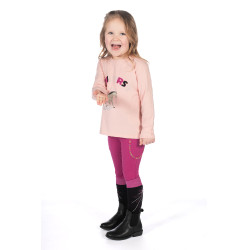Langarm-Polo Polly HKM Kinder Pink Rosa