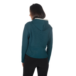 Damen-Sweatshirt Livigno HKM Dunkelgrün Grün Damen-Sweatshirt Livigno HKM Dunkelgrün Grün
