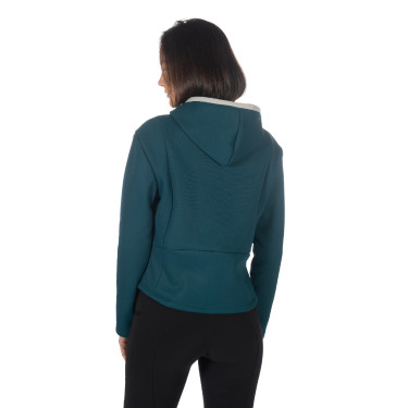 Damen-Sweatshirt Livigno HKM Dunkelgrün Grün Damen-Sweatshirt Livigno HKM Dunkelgrün Grün