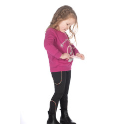 Polly Sweatshirt HKM Kinder Magenta Rosa Polly Sweatshirt HKM Kinder Magenta Rosa