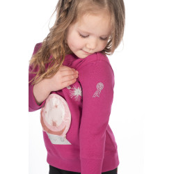 Polly Sweatshirt HKM Kinder Magenta Rosa Polly Sweatshirt HKM Kinder Magenta Rosa